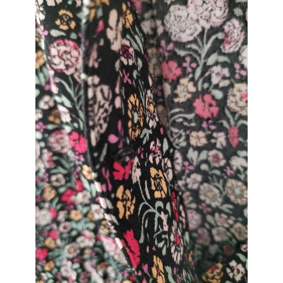 Ann Taylor LOFT Floral Print Deep V Neck Romper Petite Large NWT - Picture 3 of 16